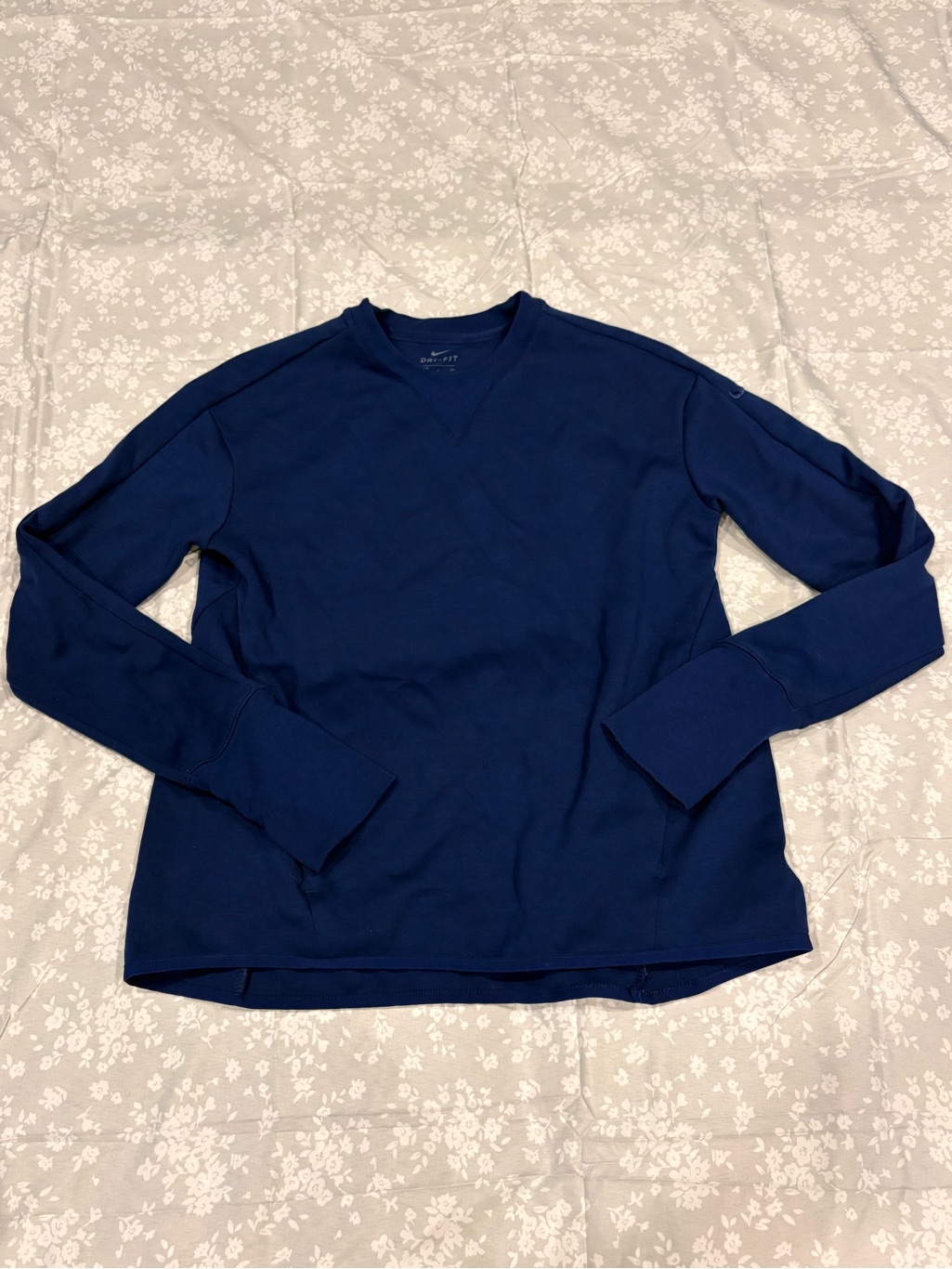 Nike Navy Blue Women's Dri-Fit Sweatshirt Sz Small